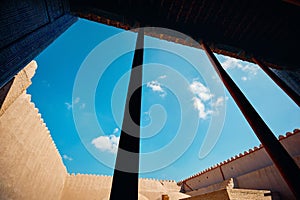 Exterior of the Summer Palace in Khiva