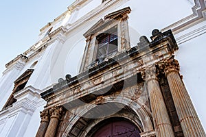 Exterior of the Sé Catedral de Santa Catarina in Goa Velha, Panjim, Goa, India