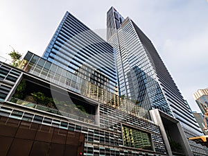 Exterior of Tanjong Pagar Centre, / Guoco Tower, CBD, Singapore photo