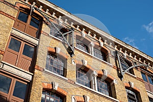 Exterior of The Tanneries, restored Victorian industrial warehouse on Bermondsey Street, Bermondsey, Southwark, London UK. photo