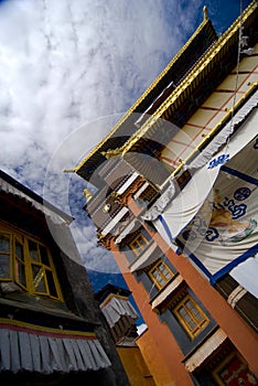 Exterior of Tibetan Monastery