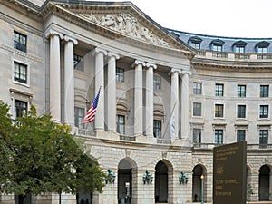 The exterior of the us environmental protection agency building in washington