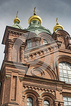 Exterior of Uspenski Cathedral Helsinki