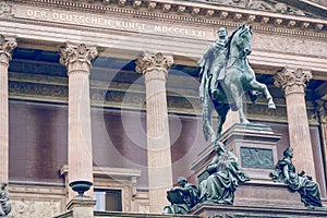 Exterior view of Alte Nationalgalerie Old National Gallery on