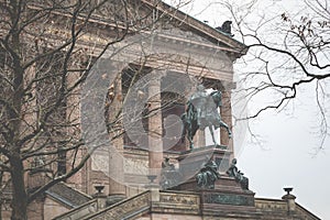 Exterior view of Alte Nationalgalerie Old National Gallery on