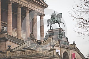 Exterior view of Alte Nationalgalerie Old National Gallery on