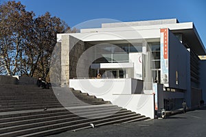 Exterior view of the Ara Pacis