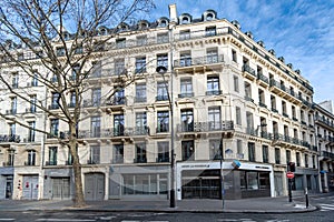 Exterior view of the building housing the headquarters of AG2R La Mondiale, Paris, France