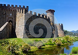 Castello di Amorosa Napa Valley Winery exterior