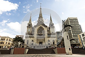 Exterior View of Cathedral Basilica of Our Lady of Rosary in Manizales