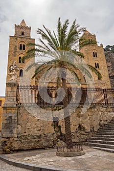 Exterior view of Cefalu Cathedral