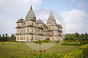 Exterior view of chhatri at Orchha. Orchha. Madhya Pradesh.