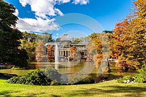 Exterior view of Crystal Palace of Madrid