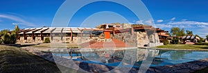 Exterior view of the famous Taliesin West World Hertiage building