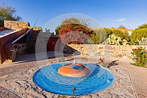 Exterior view of the famous Taliesin West World Hertiage building