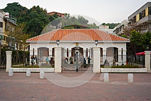 Exterior view of the former British Consulate Residence at Takou Kaohsiung Taiwan