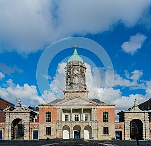 Exterior view of the historical Dublin Castle