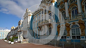 View of Catherine Palace - Exterior View of St. Catherine`s