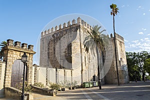 Exterior View of the Jerez de la Frontera Alcazar