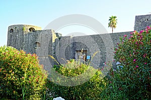 Exterior view of the Kanli Kula fortress in Herceg Novi (Montenegro)