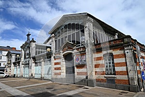 Exterior view of the La Rochelle market halls photo