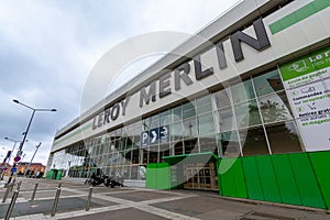 Exterior view of a Leroy Merlin store, Saint-Denis, France