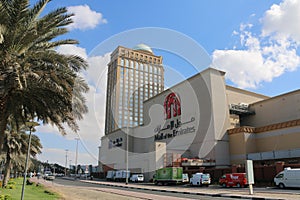 Exterior view of Mall of the Emirates in Dubai, UAE