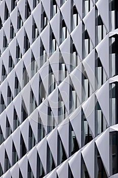 Exterior view of modern atchitecture of large Hoog Catharijne mall in Utrecht, Netherlands