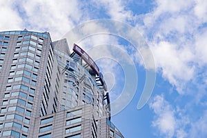 Exterior view of the OUE Skyspace LA