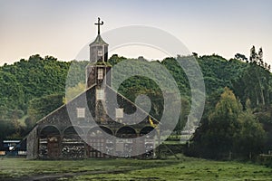 Quinchao Church, Chiloe Island, Chile photo