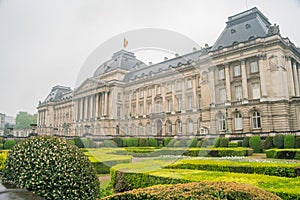 Exterior view of the Royal Palace of Brussels