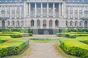 Exterior view of the Royal Palace of Brussels