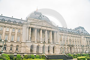 Exterior view of the Royal Palace of Brussels