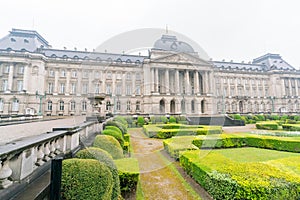 Exterior view of the Royal Palace of Brussels