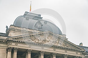 Exterior view of the Royal Palace of Brussels