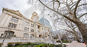 Exterior view of the Sacramento City Hall