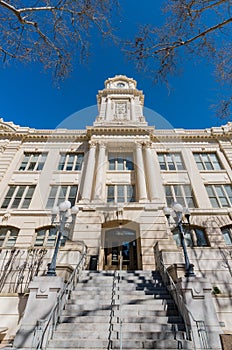 Exterior view of the Sacramento City Hall