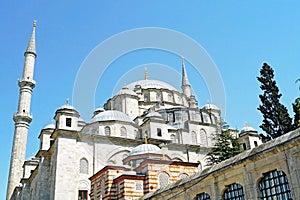 Exterior view of the Sultan's Fatih Mosque