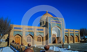 Exterior view to Baha-ud-din Naqshband Bokhari Memorial Complex near, Bukhara, Uzbekistan photo