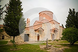 Exterior view to Church of Saint Mary in Apollonia, Fier, Albania photo