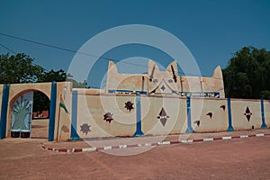 Exterior view to Dosso sultan residence, Niger