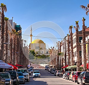 Exterior view to Fatih Mosque in durres , Albania