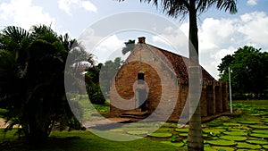 Exterior view to gunpowder storage in Fort Nieuw AmsterdamMarienburg, Suriname