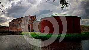 Exterior view to Malmo castle in Sweden