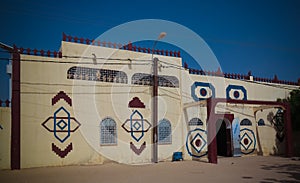 Exterior view to Maradi sultan residence, Maradi , Niger