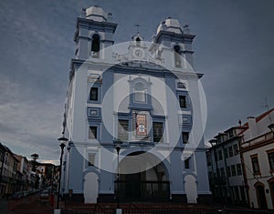 Exterior view to Misericordia church, Angra do Heroismo, Terceira, Portugal photo