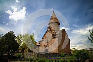 Exterior view to Saint Marianeh Church, Ashtarak, Aragatsotn Province, Armenia