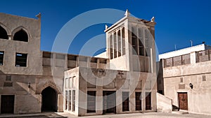 Exterior view to Sheikh Isa Bin Ali Al Khalifa house and mosque, Manama, Bahrain