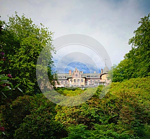 Exterior view to Sofiero palace ,Helsingborg, Sweden