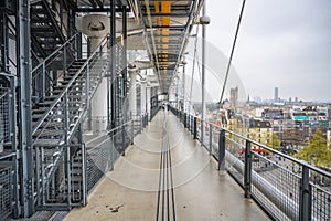 Exterior Walkway at Centre Pompidou